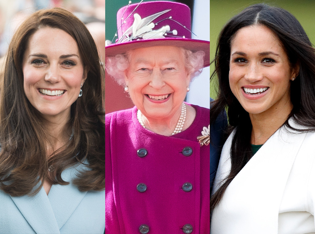 Kate Middleton, Queen Elizabeth, Meghan Markle Kate Middleton, Queen Elizabeth, Meghan Markle